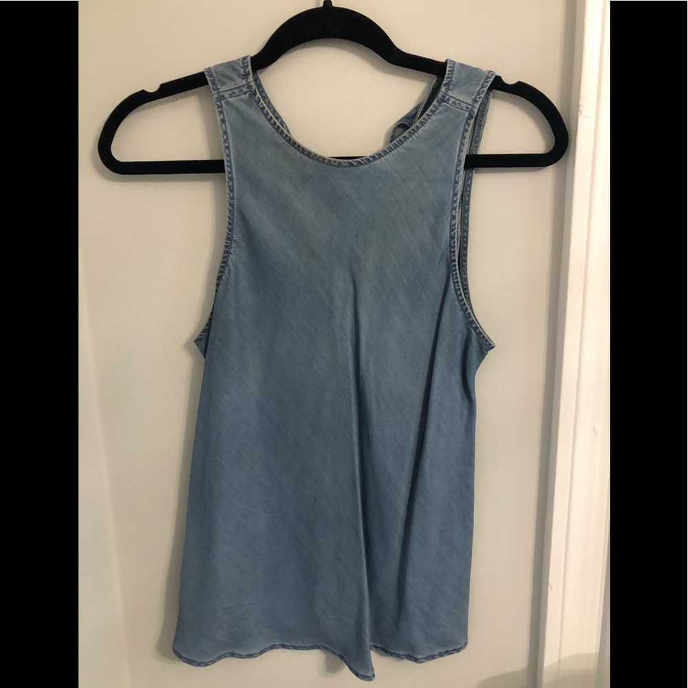 Chambray tank top